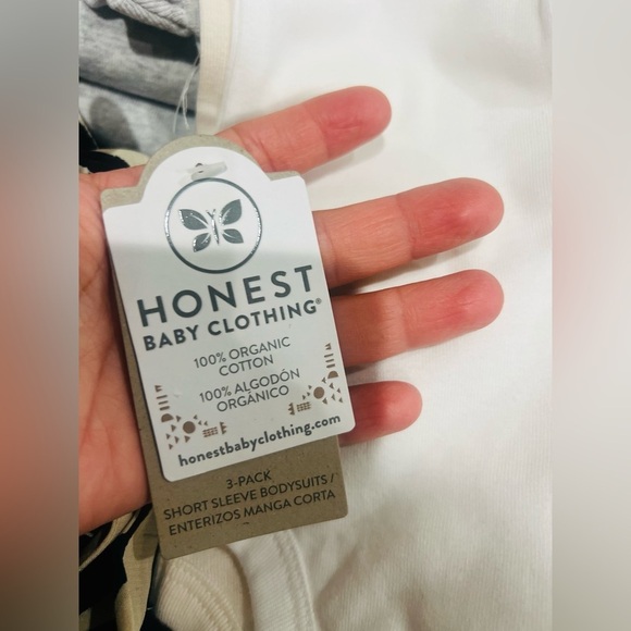 COPY - Honest Baby Clothing Baby Boy or Girl Gender Neutral Organic Cotton Shor… - Picture 8 of 10